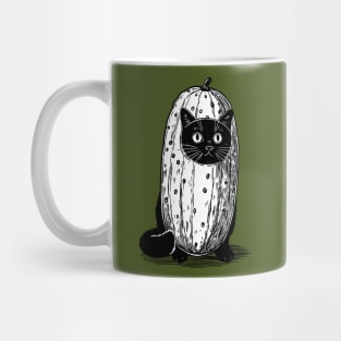 Kitty in a Pickle Costume Mug